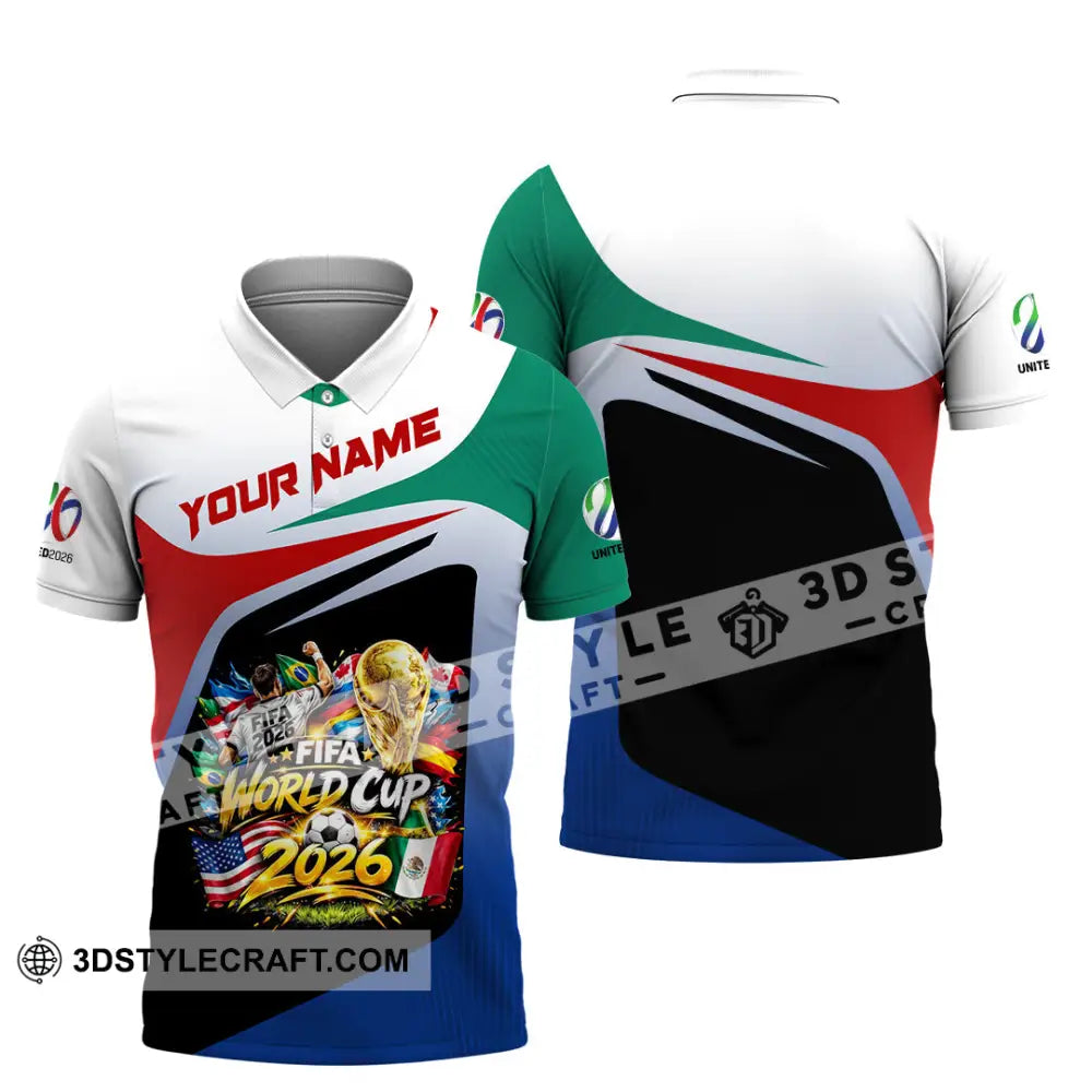 Unisex Shirt - Custom World Cup 2026 3D Shirt - Polo Shirt / S - T-shirt