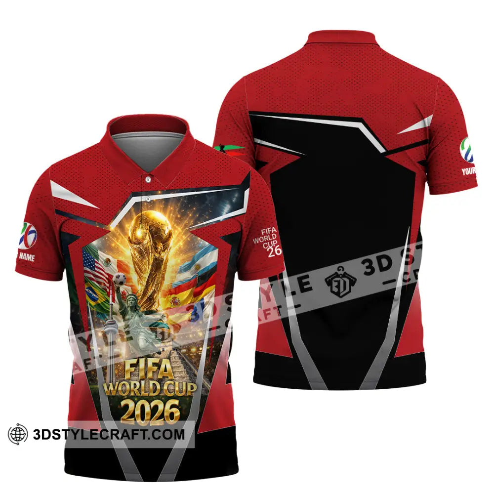 Unisex Shirt - Custom World Cup 2026 3D Shirt Polo Shirt / S T-shirt