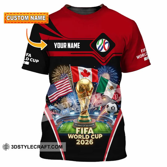 Unisex Shirt - Custom World Cup 2026 3D Shirt style option 1