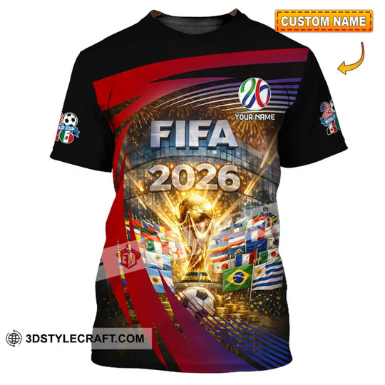 Unisex Shirt - Custom World Cup 2026 3D Shirt style option 1
