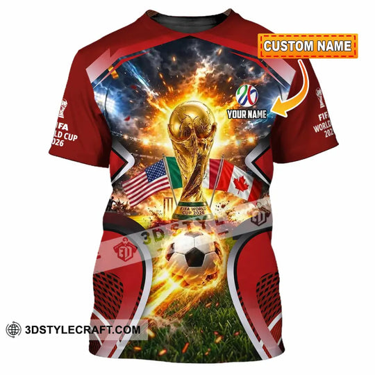 Unisex Shirt - Custom World Cup 2026 3D Shirt style option 1