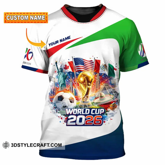Unisex Shirt - Custom World Cup 2026 3D Shirt style option 1