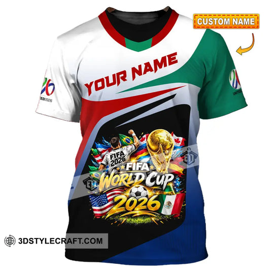 Unisex Shirt - Custom World Cup 2026 3D Shirt style option 1