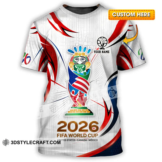 Unisex Shirt - Custom World Cup 2026 3D Shirt style option 1