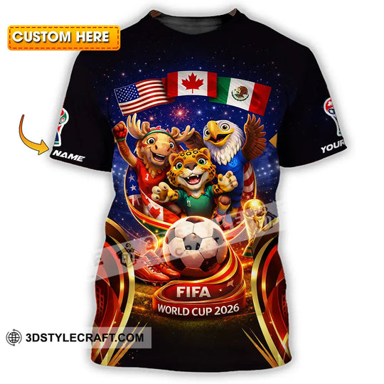 Unisex Shirt - Custom World Cup 2026 3D Shirt style option 1