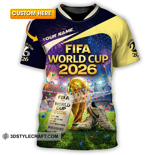 Unisex Shirt - Custom World Cup 2026 3D Shirt style option 1