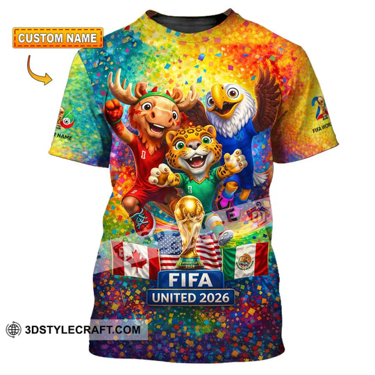 Unisex Shirt - Custom World Cup 2026 3D Shirt style option 1