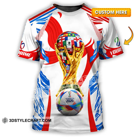 Unisex Shirt - Custom World Cup 2026 3D Shirt style option 1