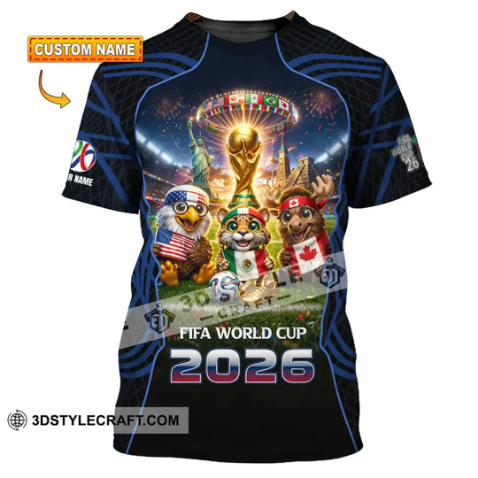 Unisex Shirt - Custom World Cup 2026 3D Shirt style option 1