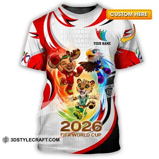 Unisex Shirt - Custom World Cup 2026 3D Shirt style option 1