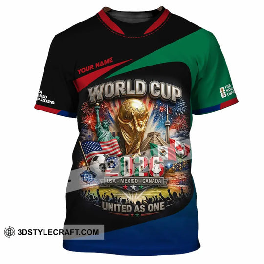 Unisex Shirt - Custom World Cup 2026 3D Shirt style option 2