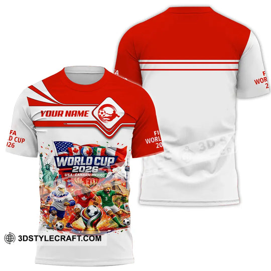 Unisex Shirt - Custom World Cup 2026 3D Shirt style option 2