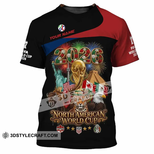 Unisex Shirt - Custom World Cup 2026 3D Shirt style option 2
