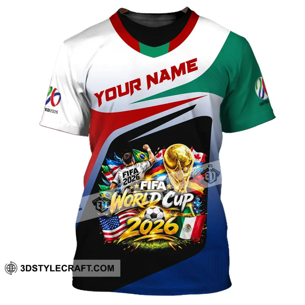 Unisex Shirt - Custom World Cup 2026 3D Shirt - T-Shirt / S - T-shirt