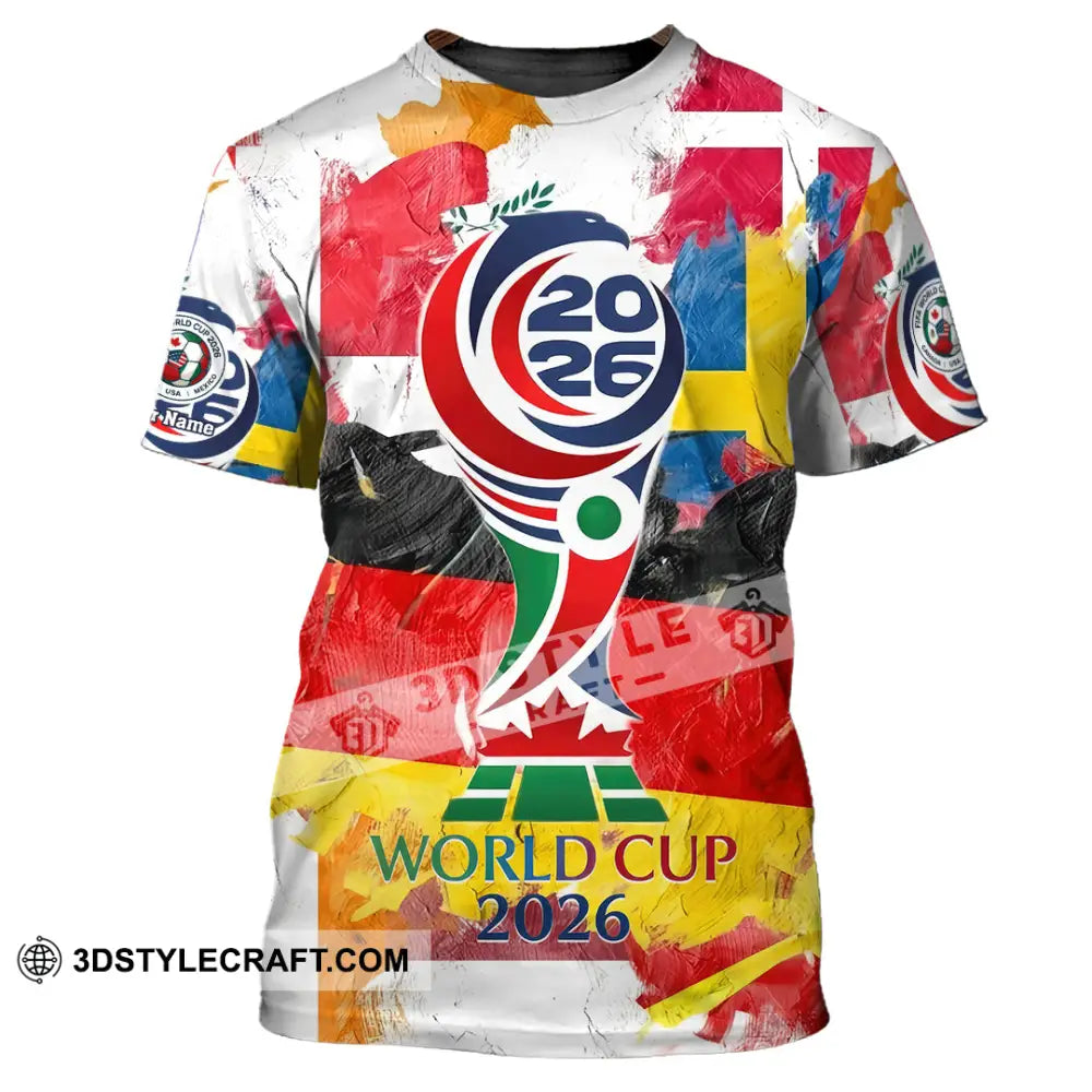 Unisex Shirt - Custom World Cup 2026 3D Shirt - T-Shirt / S - T-shirt