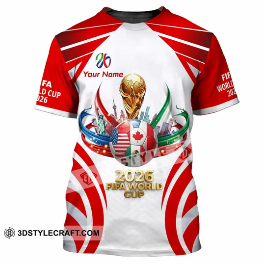 Unisex Shirt - Custom World Cup 2026 3D Shirt style option 4