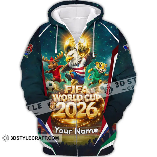 Unisex Shirt - Custom World Cup 2026 3D Shirt style option 3