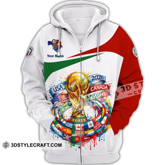 Unisex Shirt - Custom World Cup 2026 3D Shirt style option 3