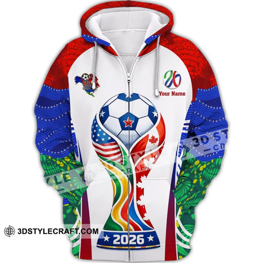 Unisex Shirt - Custom World Cup 2026 3D Shirt style option 3