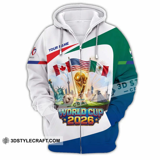Unisex Shirt - Custom World Cup 2026 3D Shirt style option 3