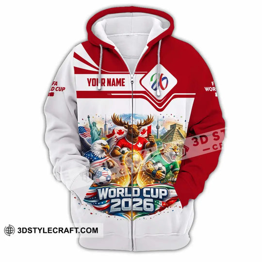 Unisex Shirt - Custom World Cup 2026 3D Shirt style option 3