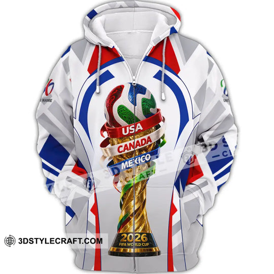 Unisex Shirt - Custom World Cup 2026 3D Shirt style option 3
