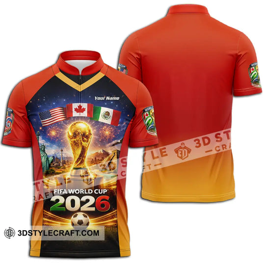Unisex Shirt - Custom World Cup 2026 3D Shirt style option 2