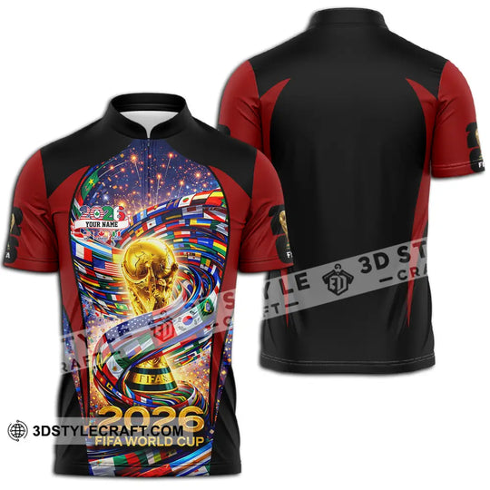 Unisex Shirt - Custom World Cup 2026 3D Shirt style option 2