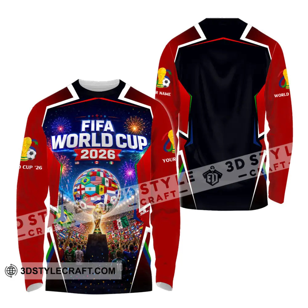 Unisex Shirt - Custom World Cup 2026 Shirt - Long Sleeve Shirt / S - T-shirt