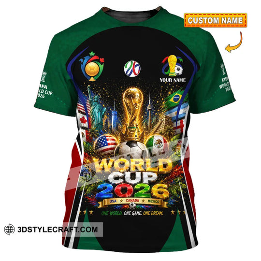 Unisex Shirt - Custom World Cup 2026 Shirt style option 1