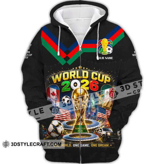 Unisex Shirt - Custom World Cup 2026 Shirt style option 3