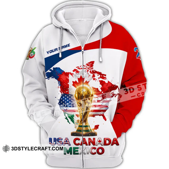 Unisex Shirt - Custom World Cup 2026 Shirt style option 3