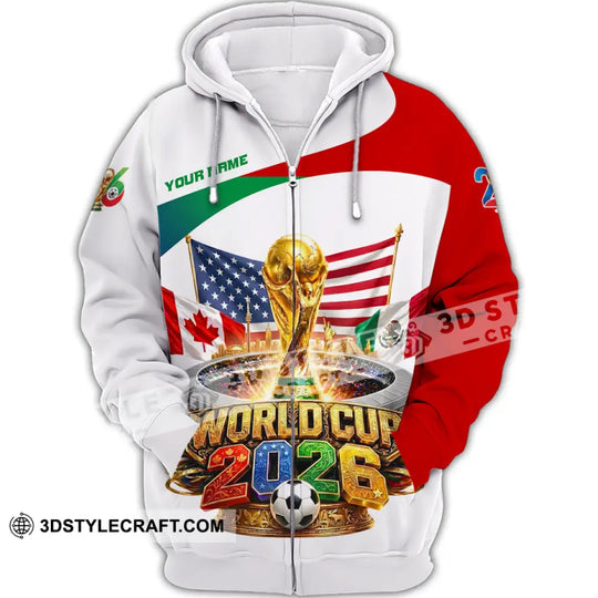 Unisex Shirt - Custom World Cup 2026 Shirt style option 3