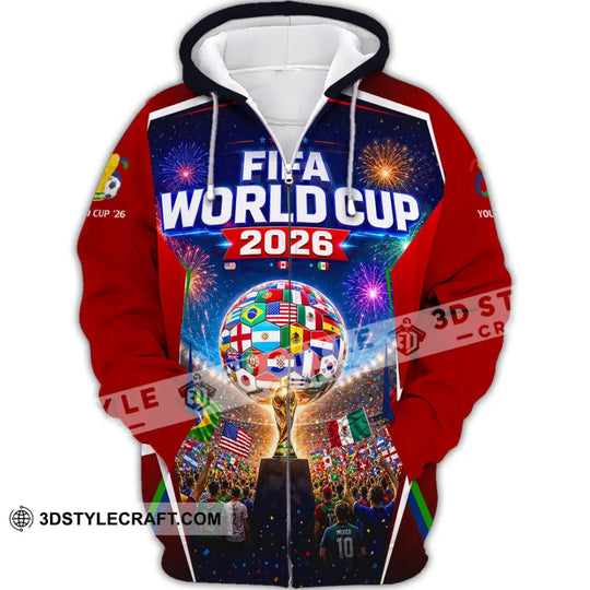 Unisex Shirt - Custom World Cup 2026 Shirt style option 3