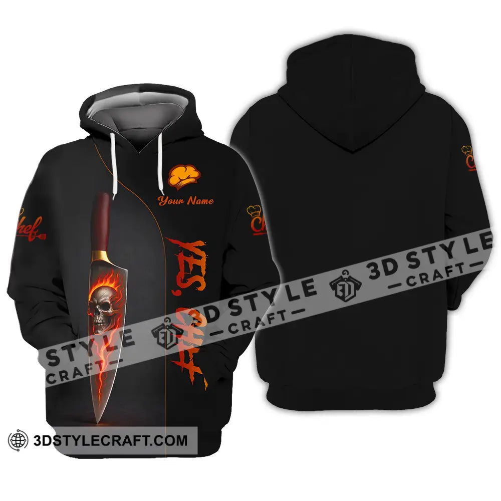 Unisex Shirt - Custom Yes Chef 3D Shirt Hoodie / S T-shirt