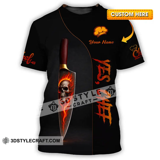 Unisex Shirt - Custom Yes Chef 3D Shirt style option 1