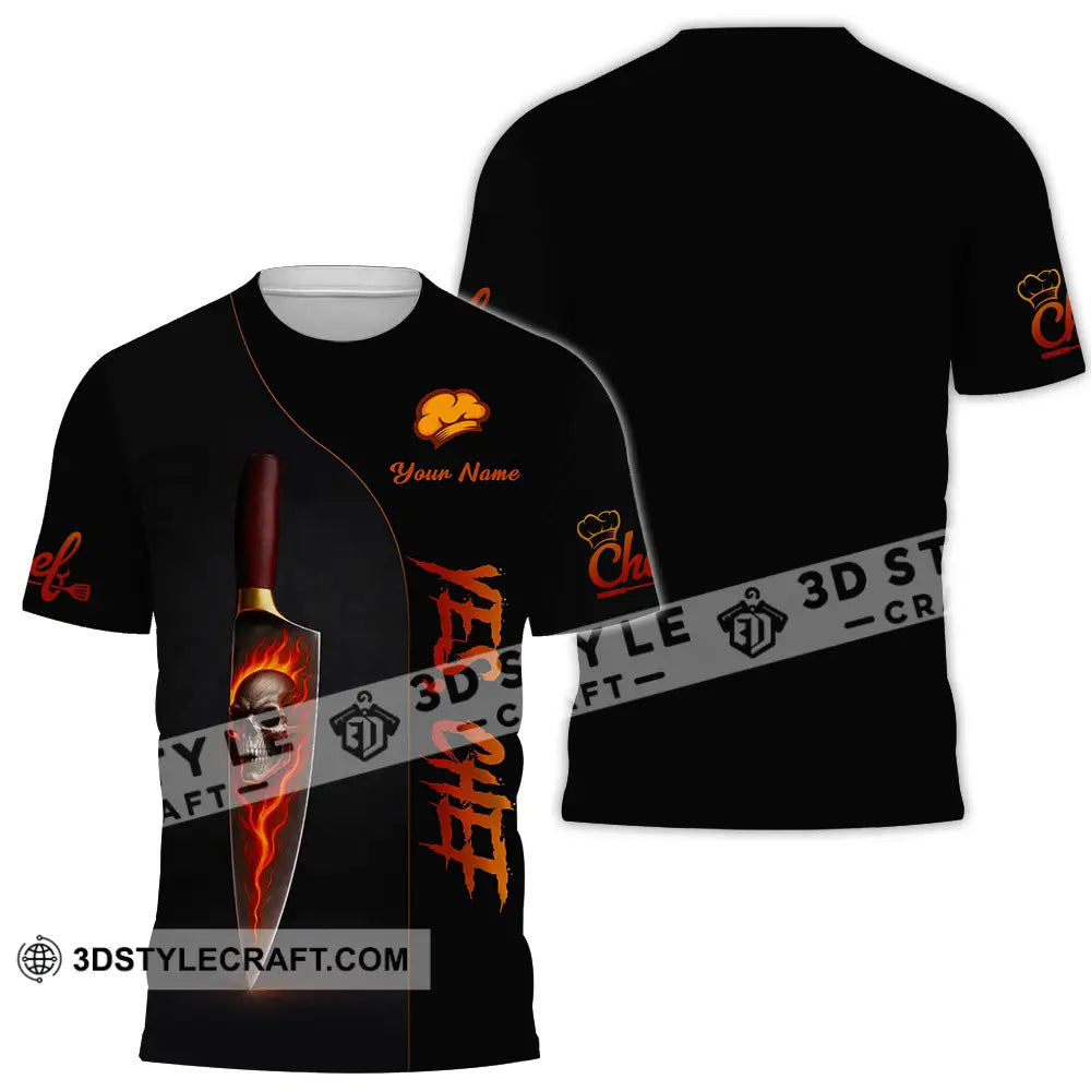 Unisex Shirt - Custom Yes Chef 3D Shirt T-Shirt / S T-shirt
