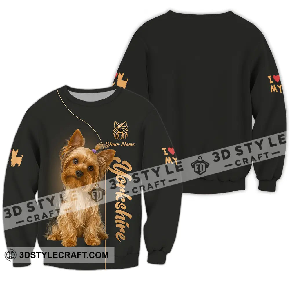 Unisex Shirt - Custom Yorkshire Terrier Shirt Long Sleeve / S T-shirt