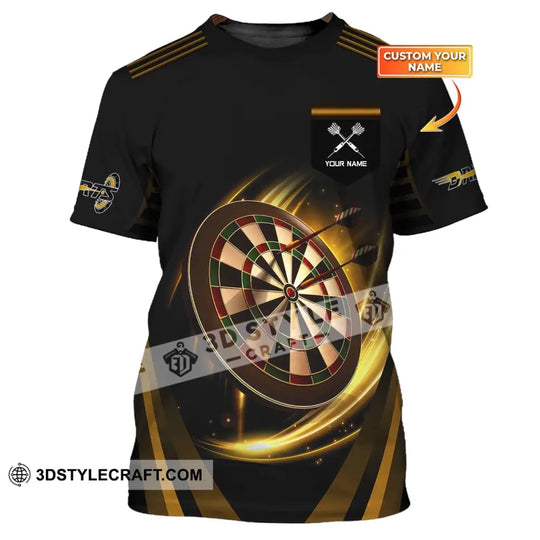 Unisex Shirt, Darts Shirt, Darts T-Shirt, Golden Dart, Darts Lover Gift, Darts Gamer T-Shirt style option 1