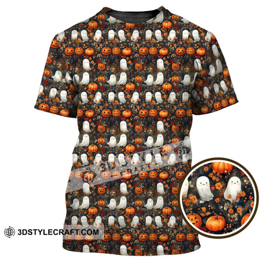 Unisex Shirt - Halloween Design, Ghost, Pumpkin Shirt style option 1
