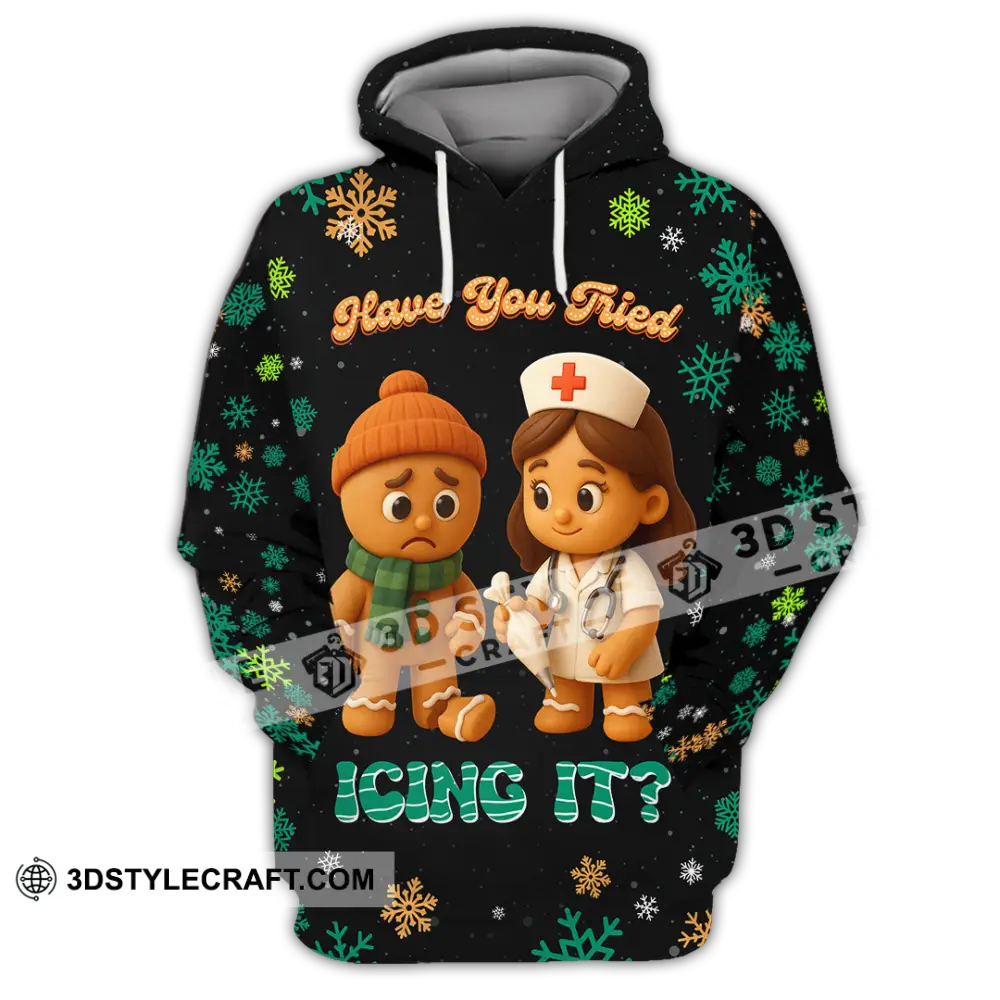 Unisex Shirt - Have You Tried Icing It Christmas Shirt Hoodie / S T-shirt