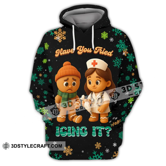 Unisex Shirt - Have You Tried Icing It, Christmas Shirt style option 1