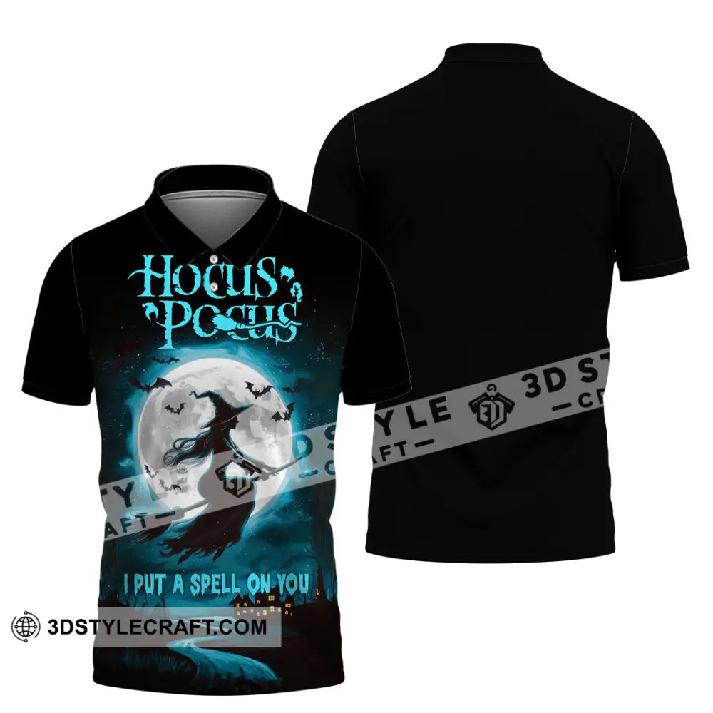 Unisex Shirt - Hocus Pocus I Put A Spell On You Halloween Shirt Polo Shirt / S T-shirt