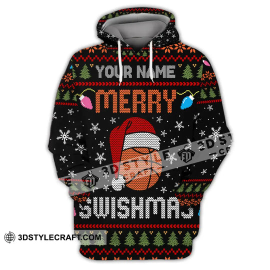 Unisex Shirt - Merry Swishmas, Christmas Shirt style option 2