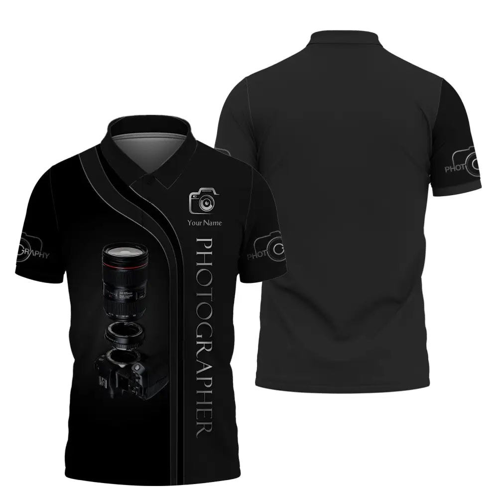 Unisex Shirt Photographer T-Shirt For Photographers Polo / S T-Shirt