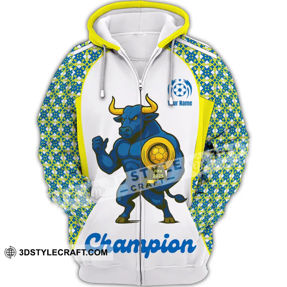 Unisex Shirt - Real Madrid Custom Fifa Club World Cup Shirt Zipper Hoodie / S T-shirt