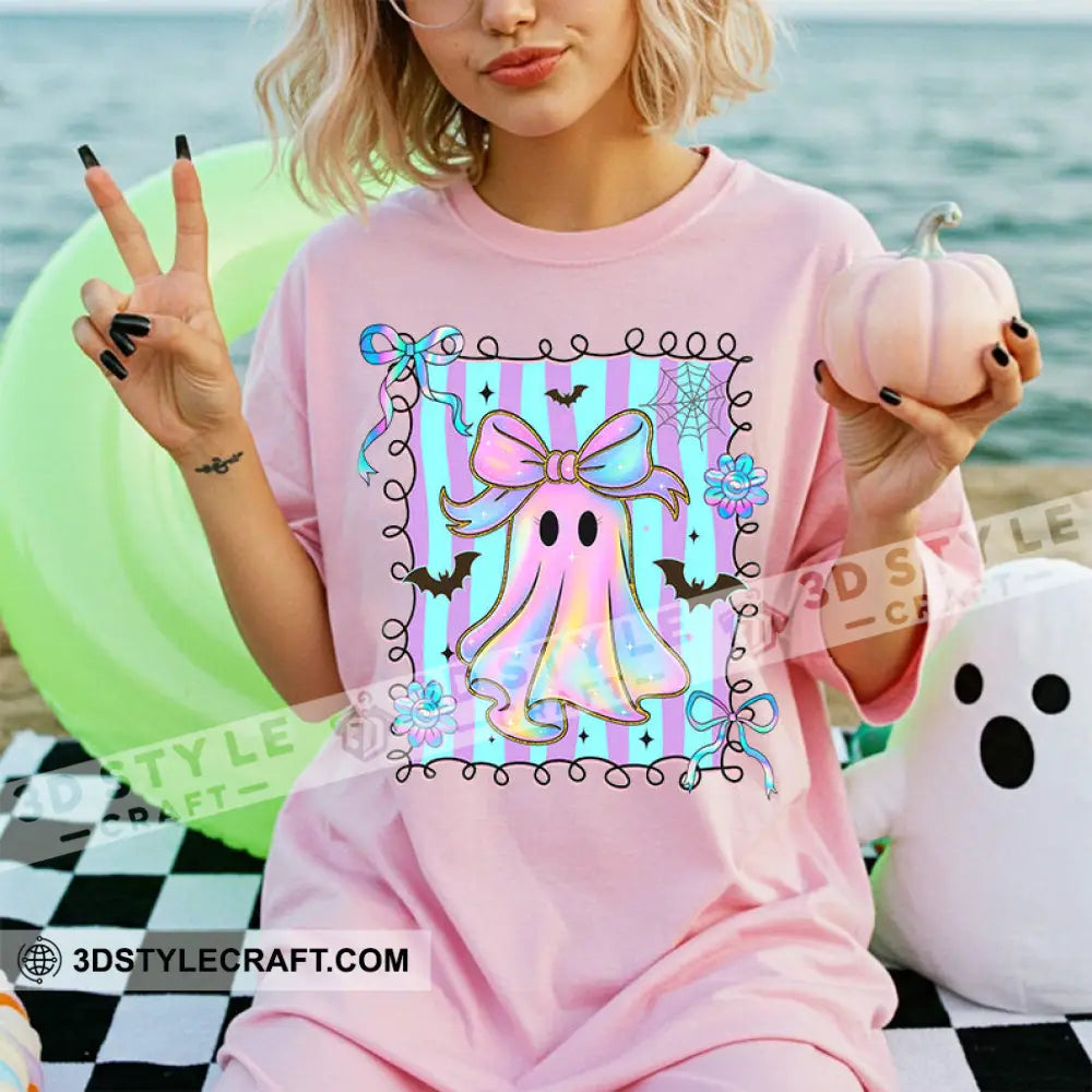 Unisex T-Shirt - Halloween Design Shirt Halloween Collectible Gift Light Pink / S Apparel