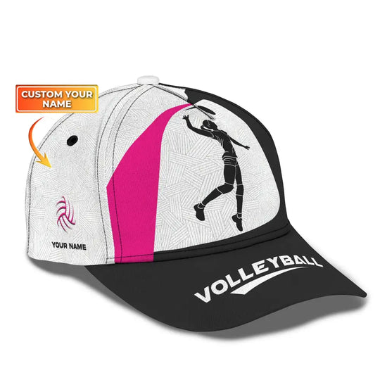 Woman Cap, Personalized Volleyball Cap, Volleyball Classic Cap, Volleyball Hat, Gift for Volleyball Lovers style option 1