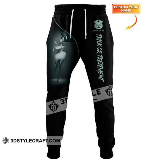 Woman Clothing, Custom Halloween Jogger, Halloween Sportwear, Jogger Pants For Halloween style option 1