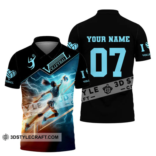 Woman Shirt, Custom Name and Number Volleyball T-Shirt, Volleyball Hoodie Long Sleeve Shirt , Gift for Volleyball Lovers style option 4